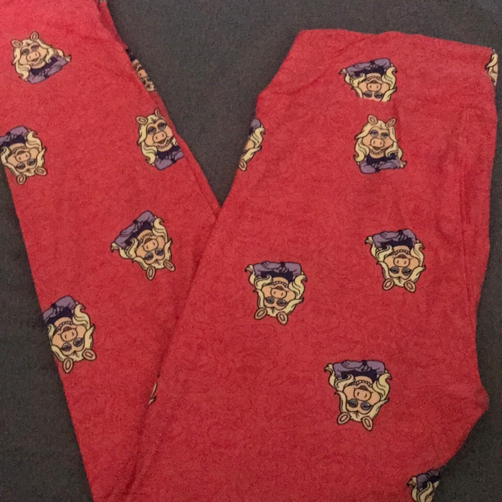 Lularoe Disney os one size miss piggy leggings New